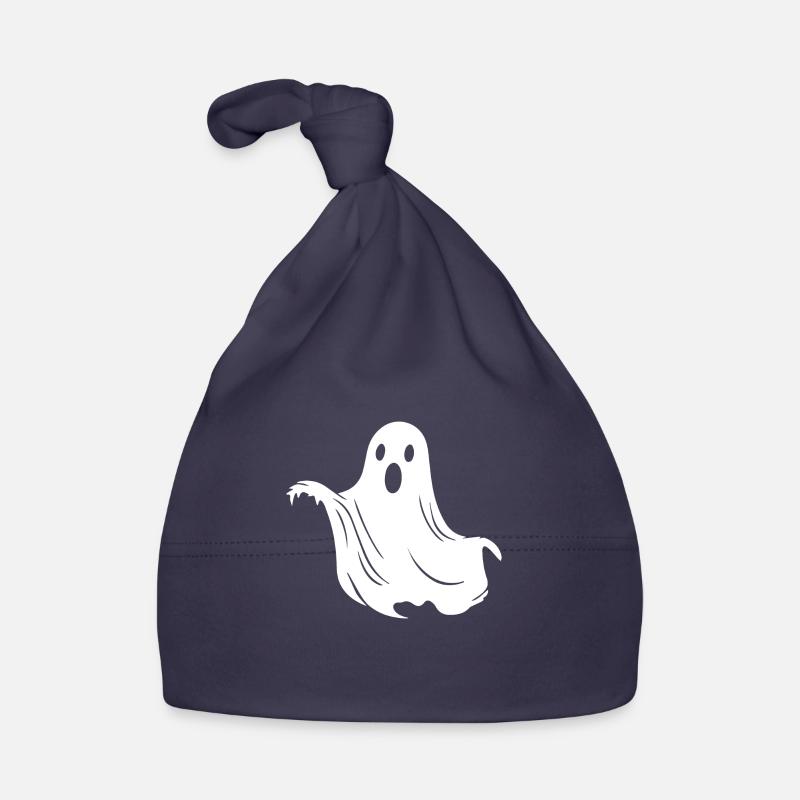Ghost Ghosts Witching Hour Halloween Organic Baby Cap