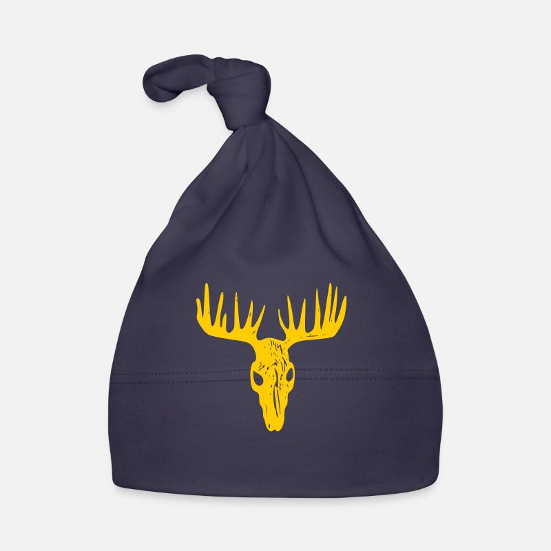 Moose skull / Moose sake Organic Baby Cap