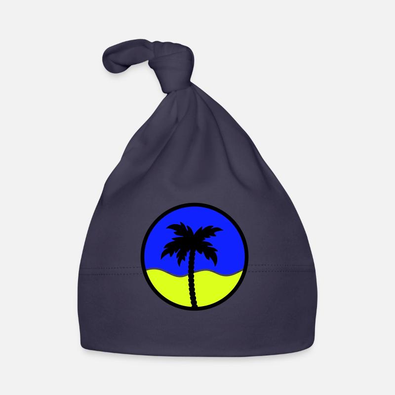 palm tree Organic Baby Cap