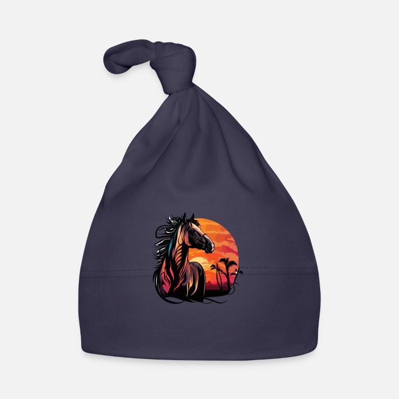 Sunset Stallion Organic Baby Cap