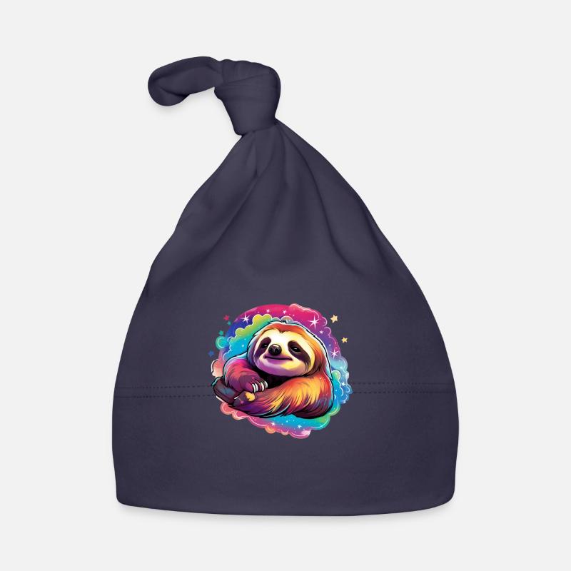 Sloth Organic Baby Cap