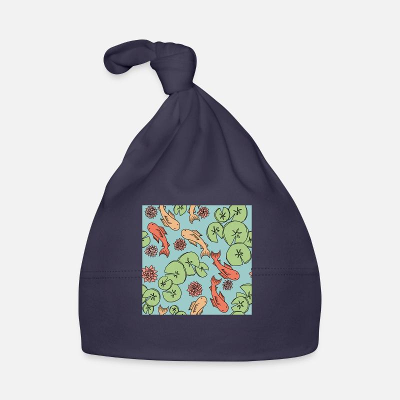 Fish pond Organic Baby Cap