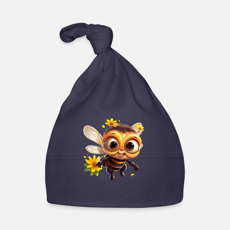 Drôle d’abeille mellifère Bonnet bio Bébé