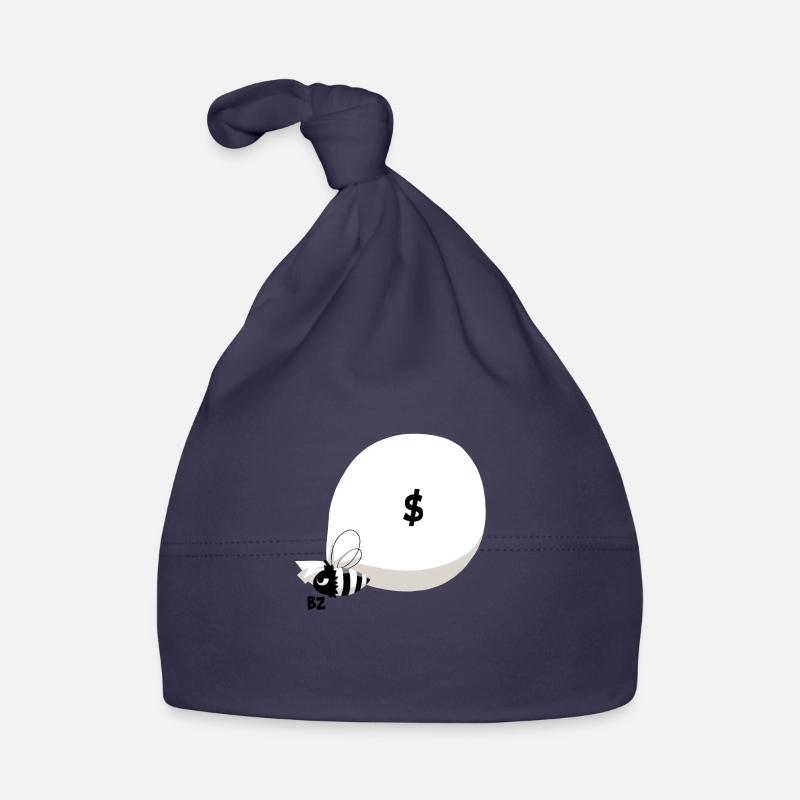 Biene & Überfall - B&W Baby Bio-Mütze