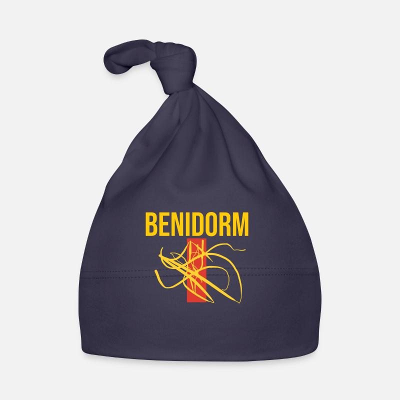 Benidorm T-Shirt Souvenir Benidorm Pullover Baby Bio-Mütze