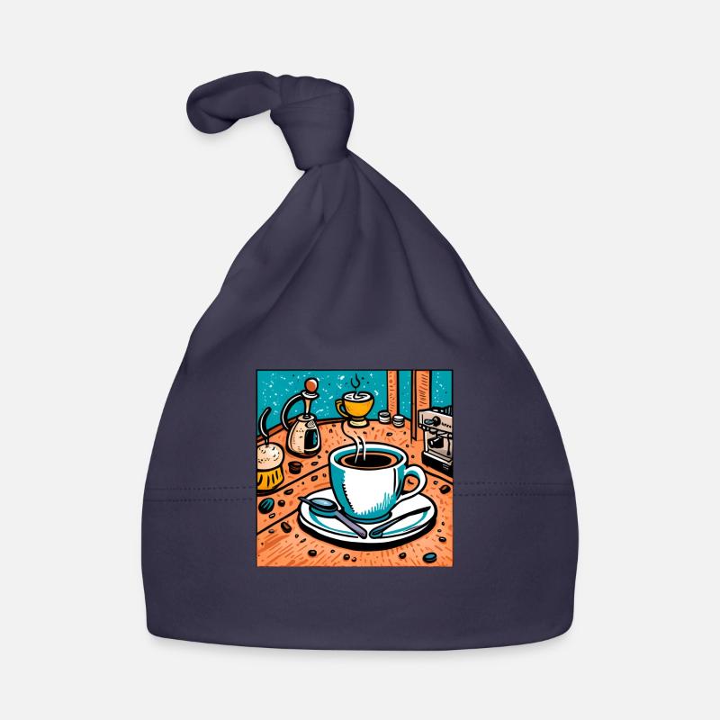 Coffee lover Organic Baby Cap