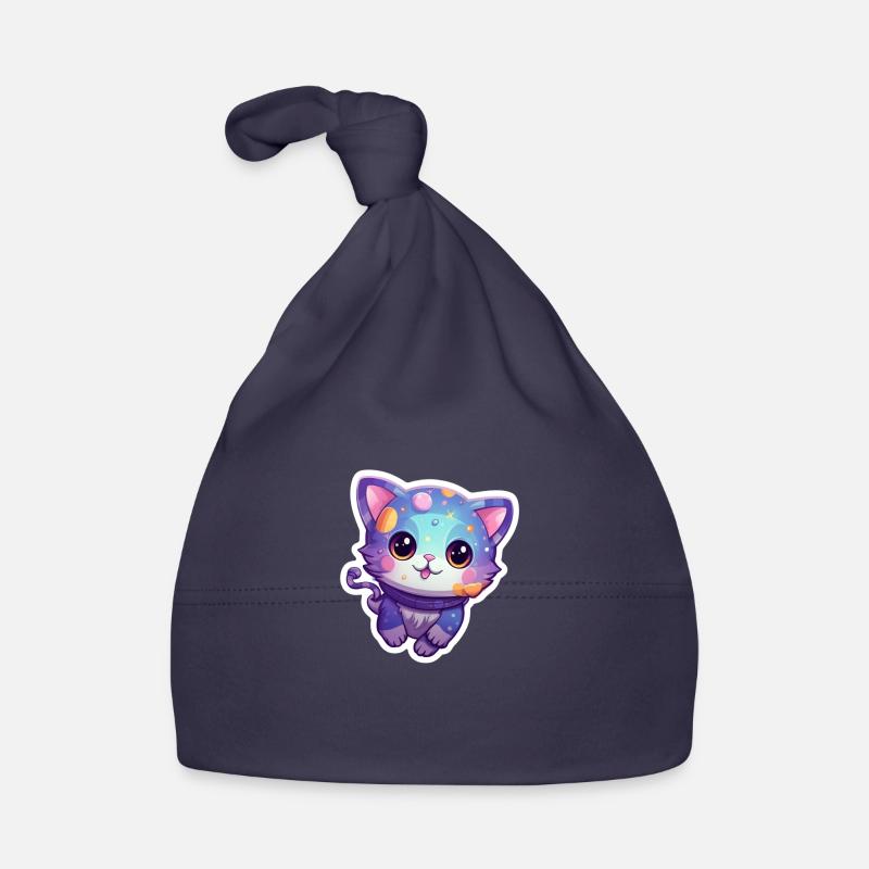 s cute space kitty Baby Bio-Mütze