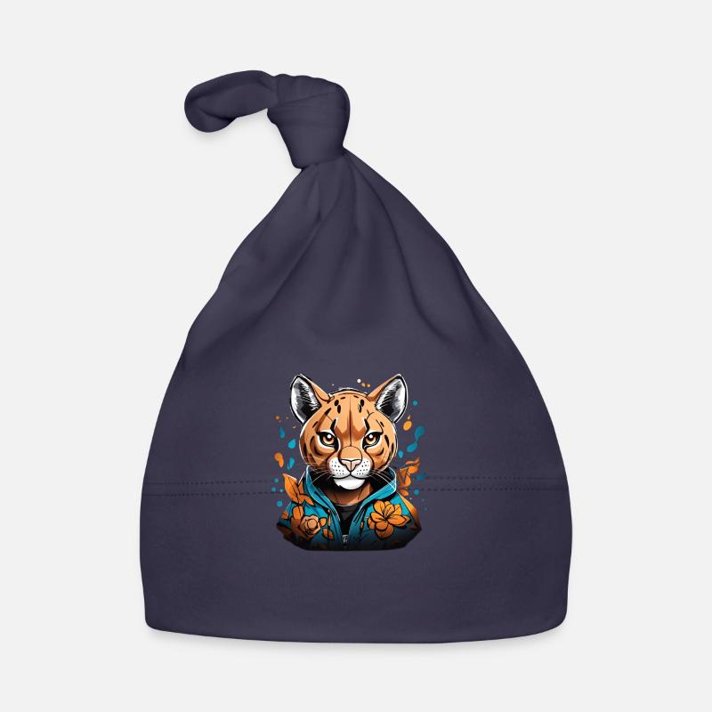 Guépard avec sweat à capuche Bonnet bio Bébé