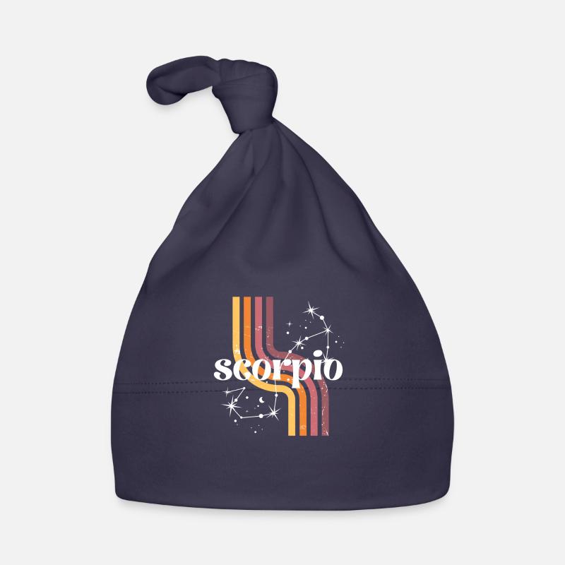 Scorpio retro horoscope Organic Baby Cap