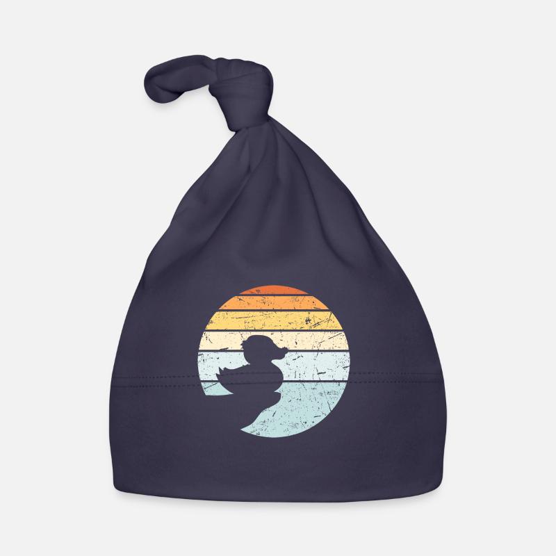 Rubber Rubber Rubber Bath Duck Cliff Sun Moon Organic Baby Cap