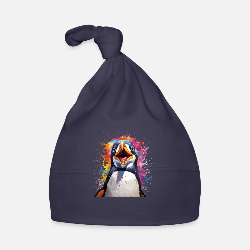 der sprechende Pinguin Baby Bio-Mütze
