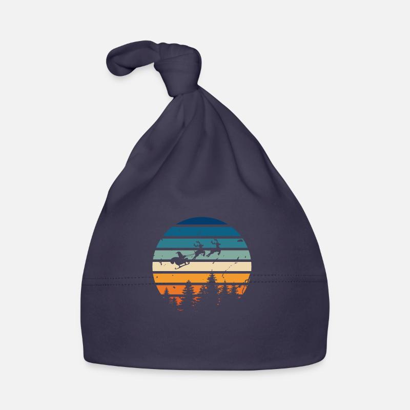 Père Noël rétro Bonnet bio Bébé