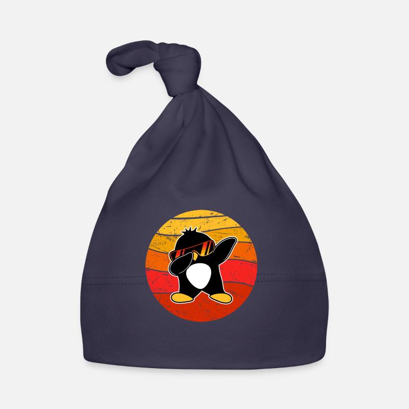 Lustiger Dabbing Pinguin Cool Dab Dance Tanz Pose Baby Bio-Mütze