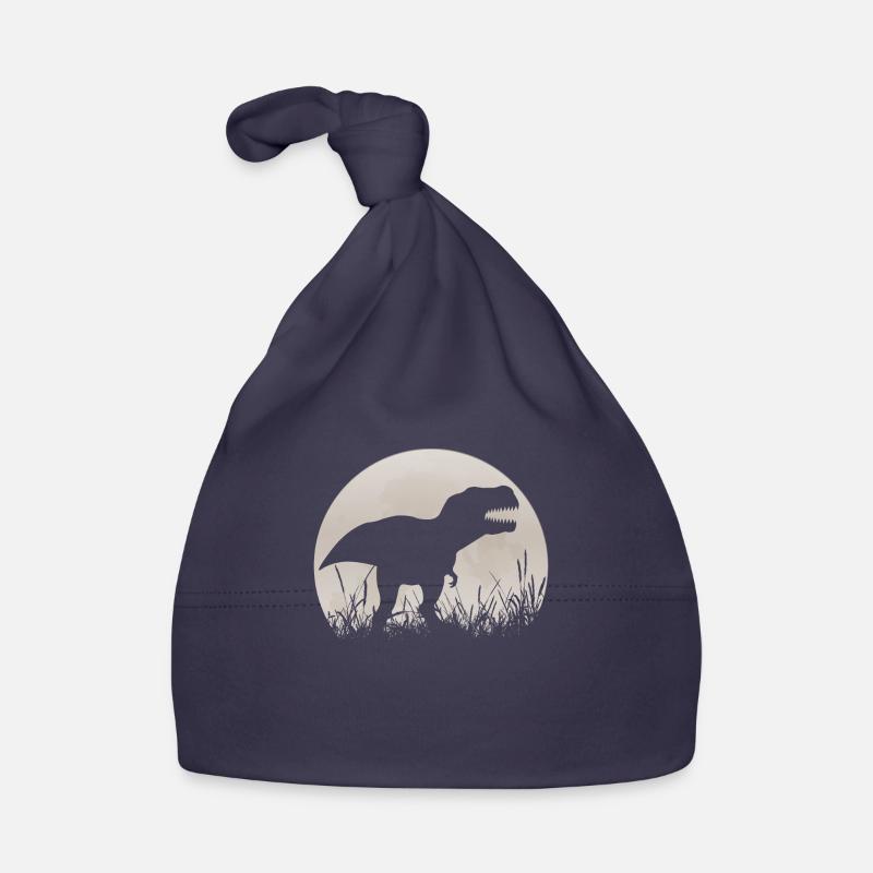 Dinosaur Sunset Vintage Rex Organic Baby Cap