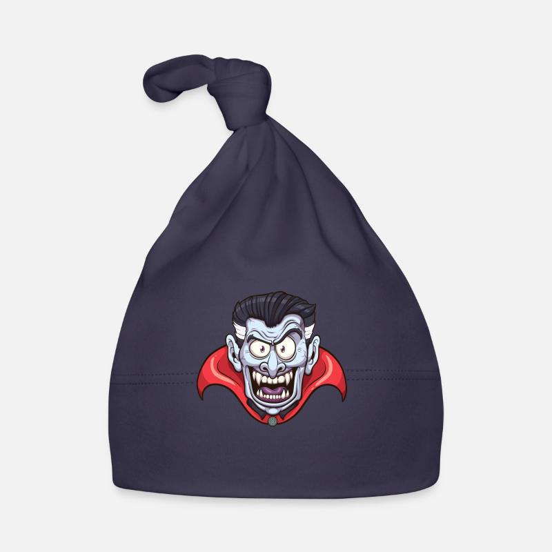 Vampire Face Organic Baby Cap