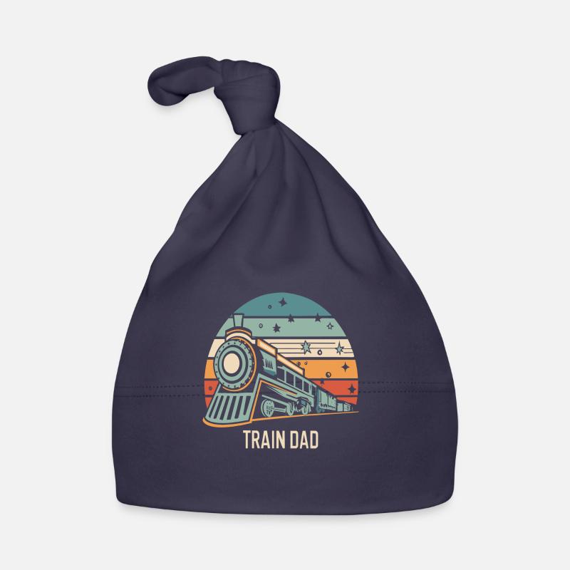 Train Dad Baby Bio-Mütze