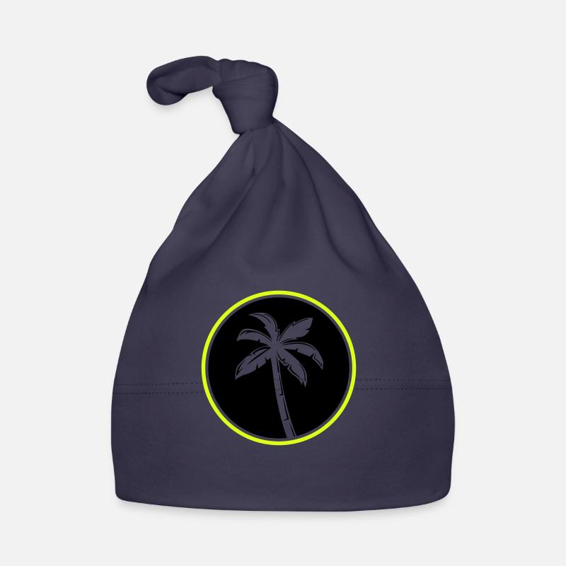 palm tree Organic Baby Cap