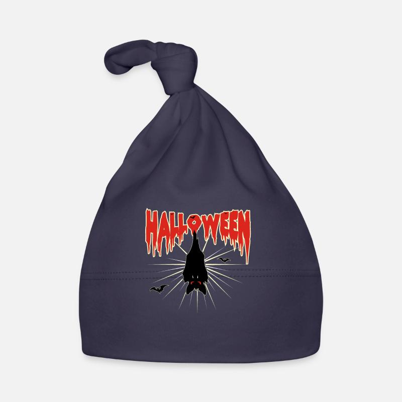 Chauve-souris d’Halloween Bonnet bio Bébé
