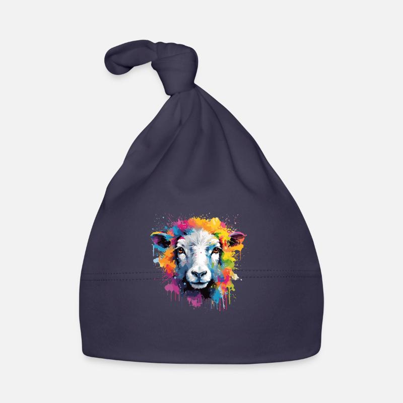 Schaf , Schaf , Lamm Baby Bio-Mütze