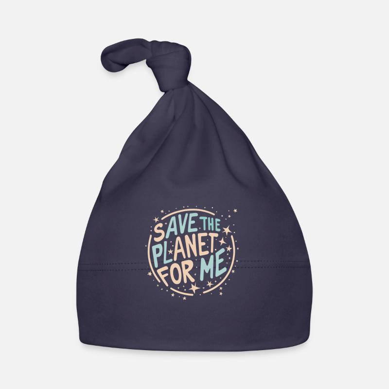 SAVE THE PLANET FOR ME Organic Baby Cap