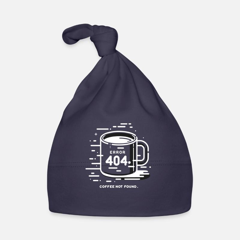 Error 404 Coffee Not Found Organic Baby Cap
