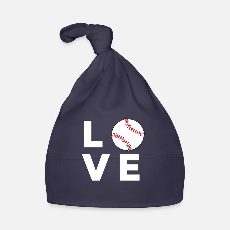 Baseball Love Organic Baby Cap