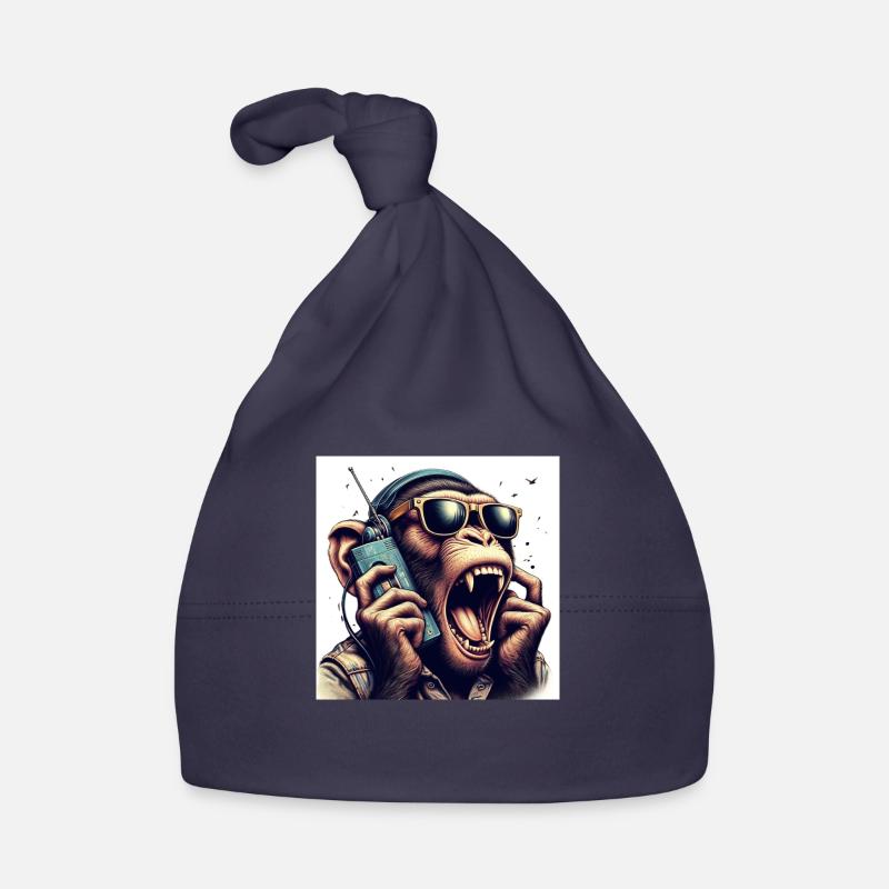 affe Baby Bio-Mütze