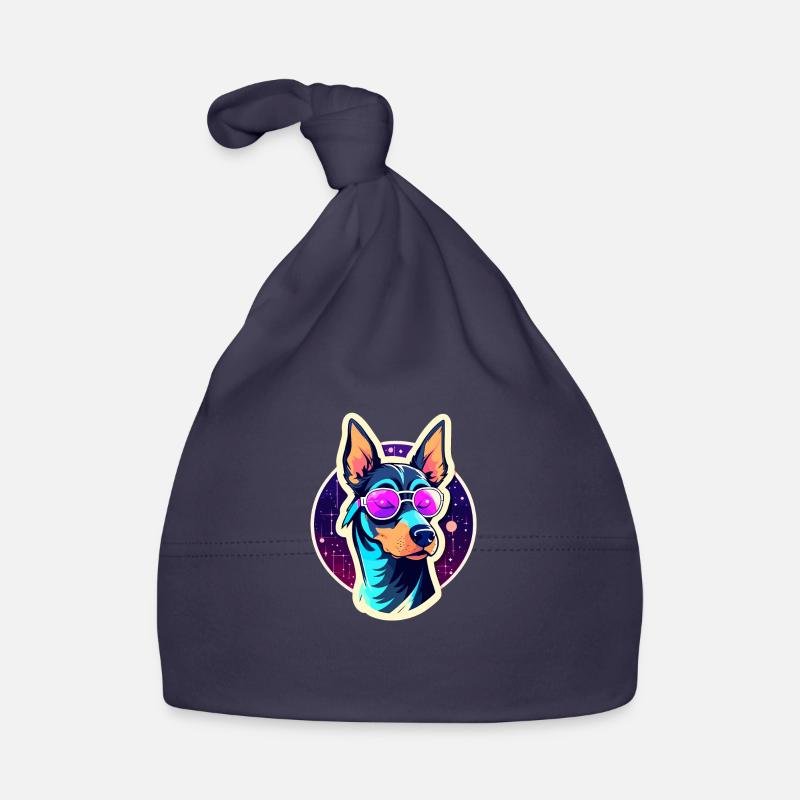 Doberman chien dessin Bonnet bio Bébé