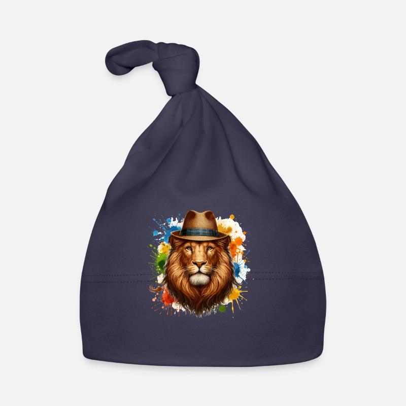 Lion with hat Organic Baby Cap