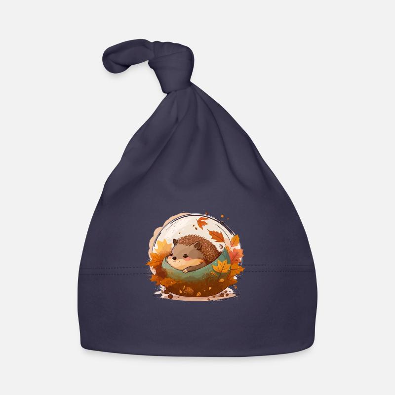 Cozy Hedgehog Organic Baby Cap