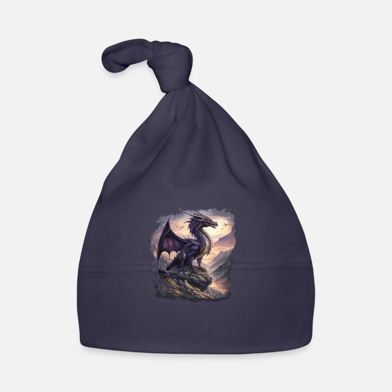 Drachen-Quartier Baby Bio-Mütze
