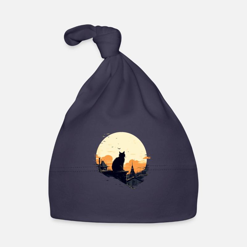 Lonely cat Organic Baby Cap
