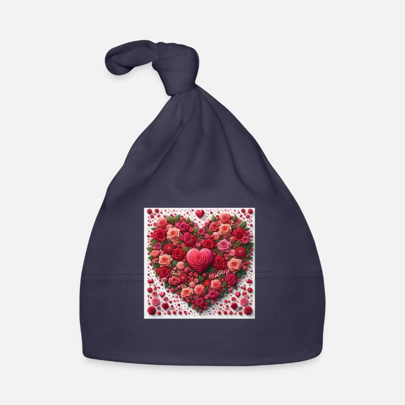 Joyeuse Saint-Valentin Bonnet bio Bébé