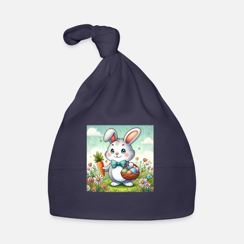 Easter bunny Organic Baby Cap