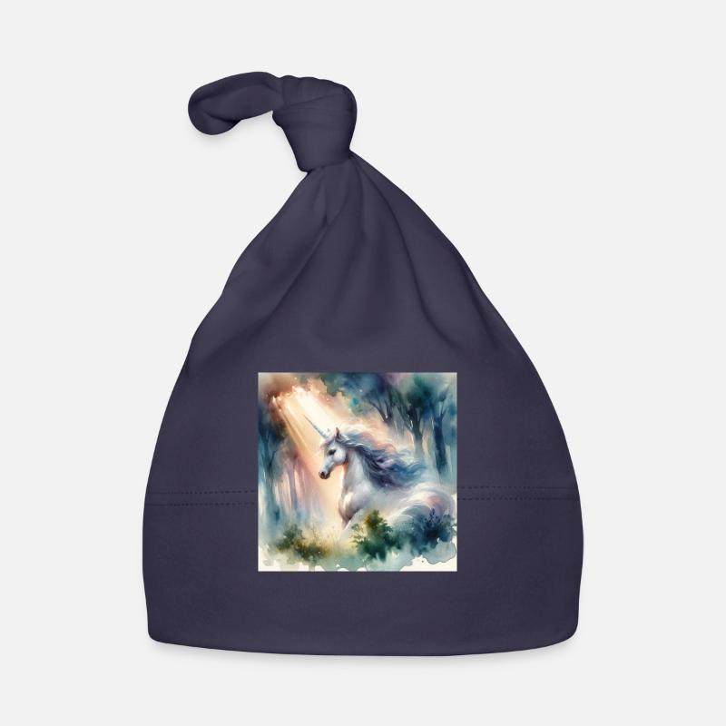 Licorne 1 Bonnet bio Bébé