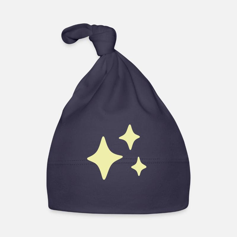 Jaune scintillant Bonnet bio Bébé