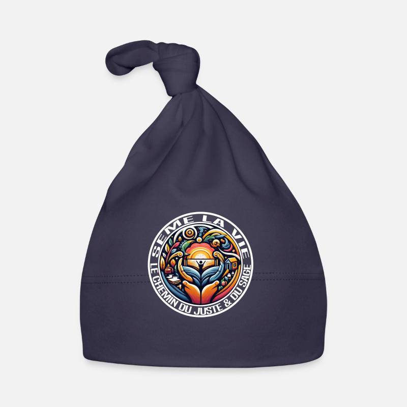 Sow Life logo (white text) Organic Baby Cap