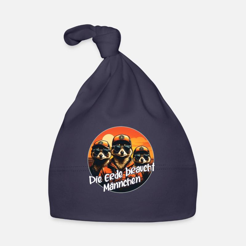 Cool Meerkat Drôle Suricate Dire Bonnet bio Bébé