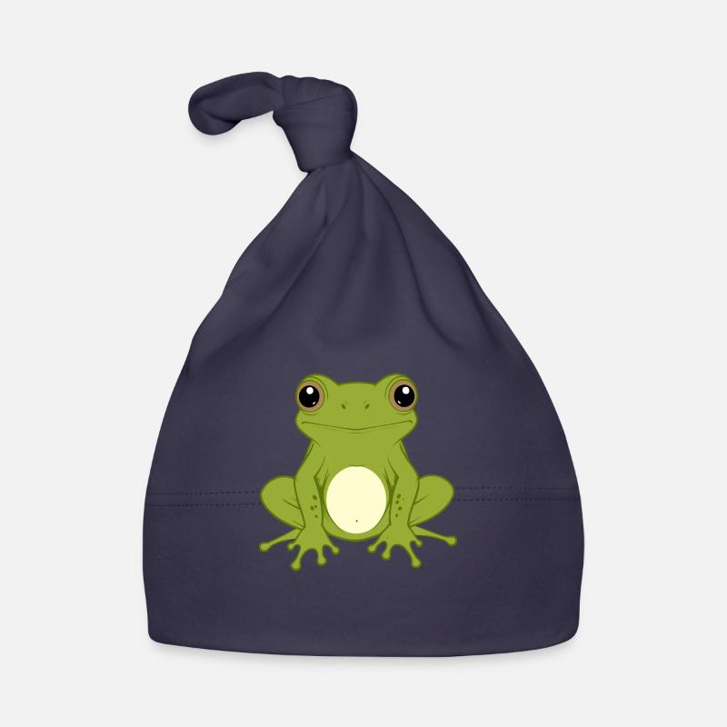 Frosch Baby Bio-Mütze