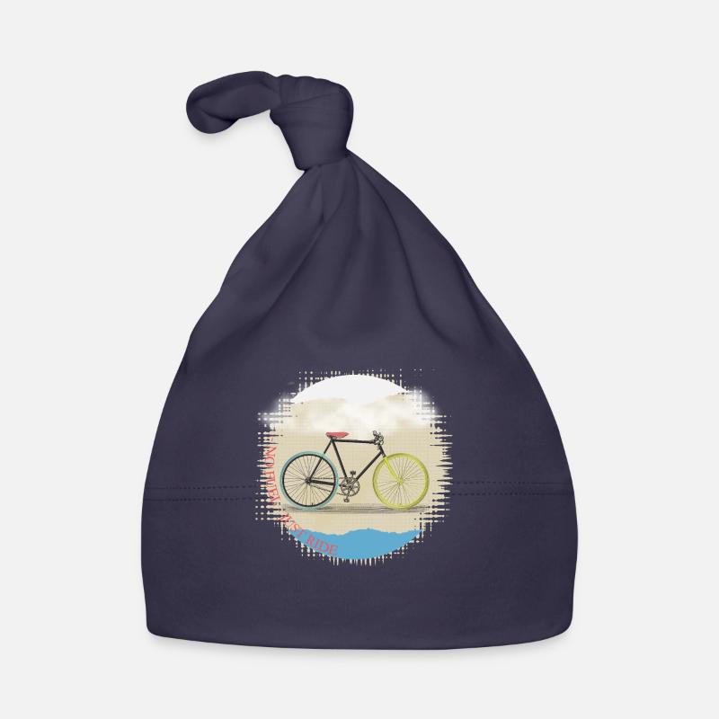 Pas de carburant juste Ride - vélo cyclisme Art Design Bonnet bio Bébé