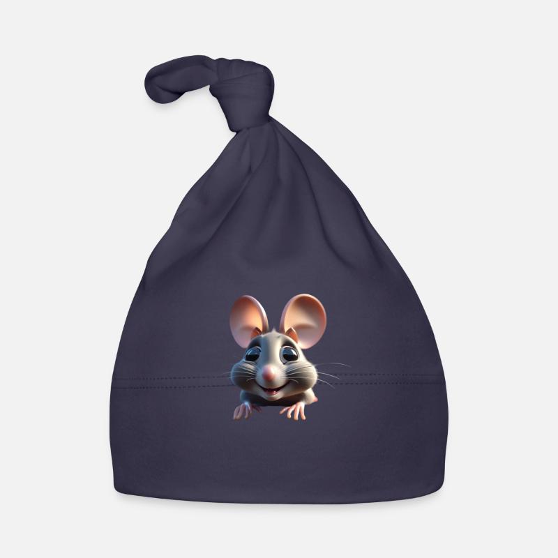 Mouse 1 Organic Baby Cap