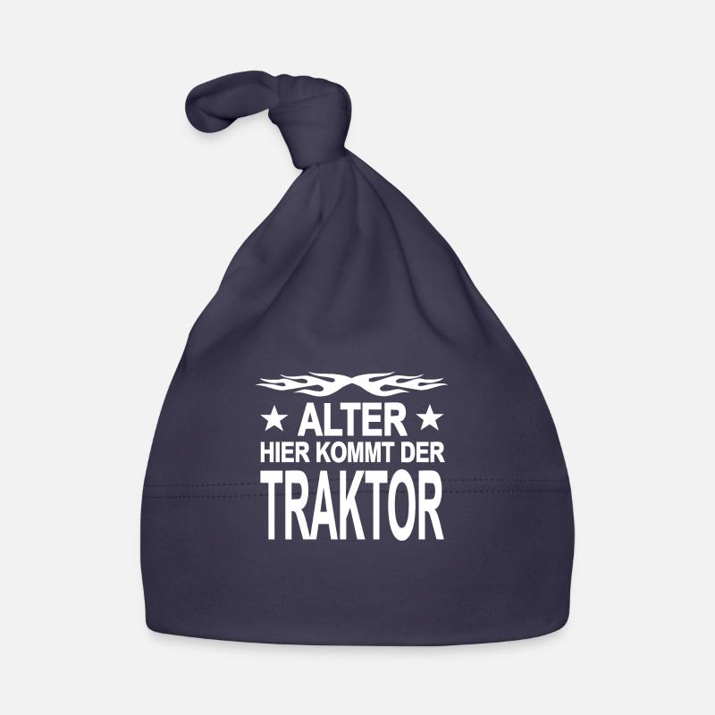 Traktor Baby Bio-Mütze