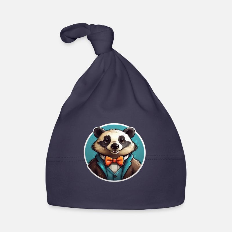 Drôle d’ours panda Bonnet bio Bébé