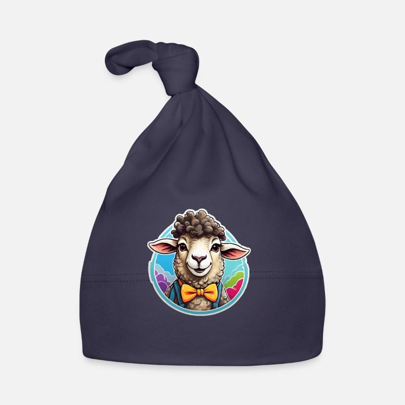 Funny Sheep Comic Organic Baby Cap