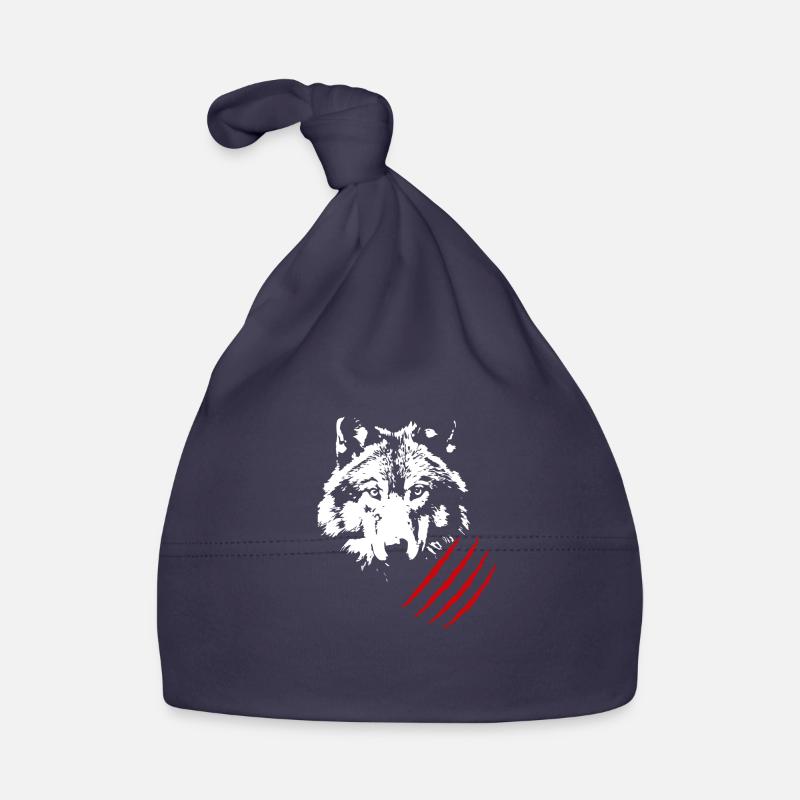 Wolfskopf Baby Bio-Mütze