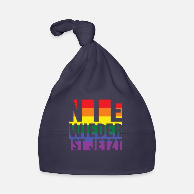 Plus jamais le lettrage Pride Bonnet bio Bébé
