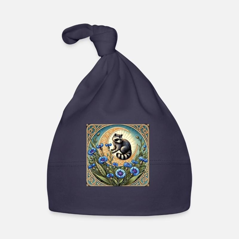 Raccoon Organic Baby Cap