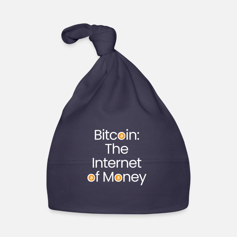 L’Internet de l’argent - Bonnet bio Bébé - marine