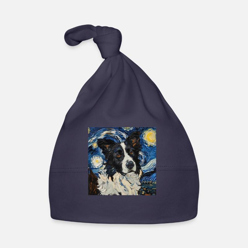 Border Collie Organic Baby Cap