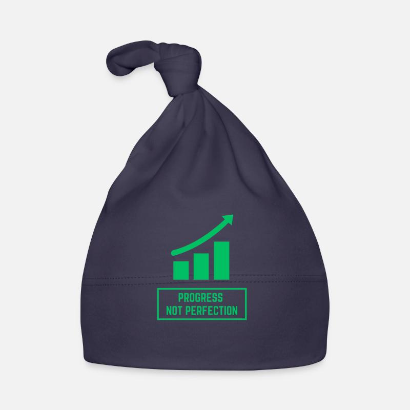 Progress Not Perfection Organic Baby Cap